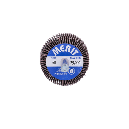 #08834137340 1-1/2"X1"X1/4" 60 GRIT FLAP WHEEL