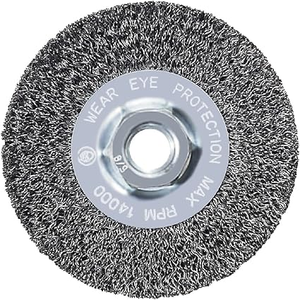 #187010 4" CRIMPED WIRE WHEEL 4X1/2X5/8-11