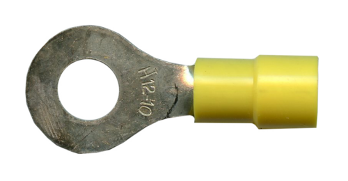 AU11468 12-10GA. 1/4 RING TERMINAL