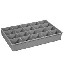 BINS DL20B 20 HOLE LARGE TRAY BLACK