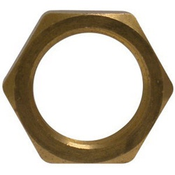 BRJN .7500-16 3/4-16 Brass Jam Nut