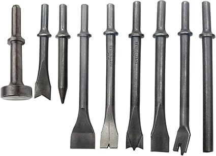 BRT SET-9 9 PC. AIR HAMMER BIT SET