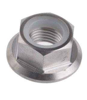 FNLN .5000-13 1/2-13 FLANGE NYLON LOCK NUT PLT