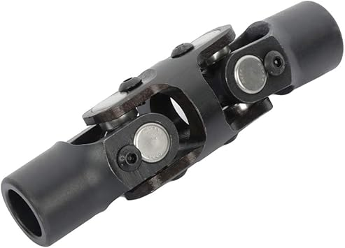 #1051205361 CCIYU SMOOTH STEERING UNIVERSAL JOINTS 3/4 ROUND -3/4 ROUND BLACK DOUBLE U JOINT SHAFT