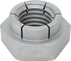 #94830A525 5/16-24 STEEL THIN FLEX-TOP LOCKNUT FOR HEAVY VIBRATION CADMIUM-PLATED