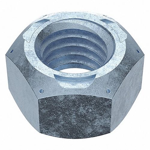 #91837A029 1/4-20 TOP-LOCK DISTORTED-THREAD LOCKNUT, ZINC,LOW-STRENGTH STEEL, GRADE 2
