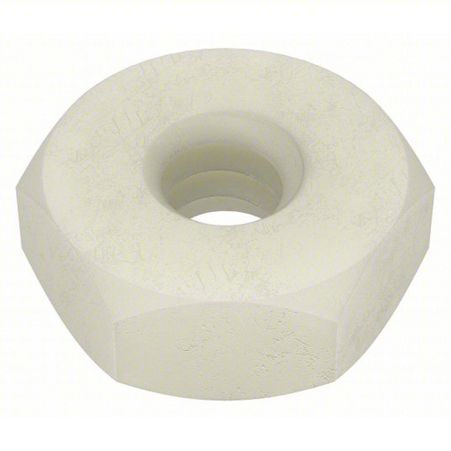 #94812A910 5/16-18 NYLON HEX NUT OFF-WHITE (100 PAK)