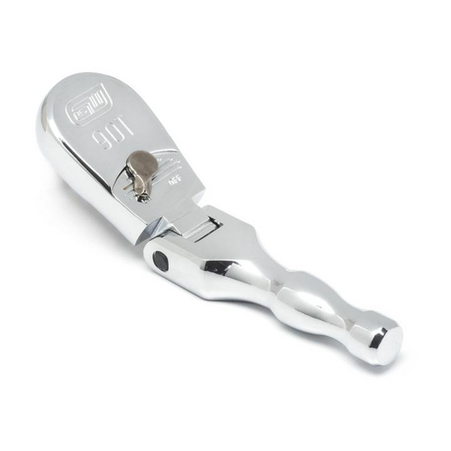 GEARWRENCH 81212T 3/8 DRIVE 90 TOOTH FULL POLISH STUBBY FLEX TEARDROP RATCHET