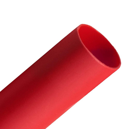 HS .250X200 RD 1/4X200 FT RED POLYOLEFIN SINGLE WALL HEAT SHRINK TUBING