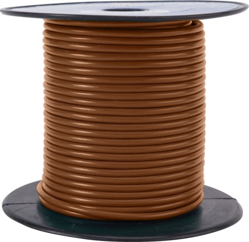 WIRE 18GAX100 LT BROWN 18ga. LIGHT BROWN PRIMARY WIRE