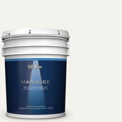 MILW #1001196963 BEHR MARQUEE 5 GAL. ULTRA PURE WHITE SATIN ENAMEL INT PAINT & PRIMER
