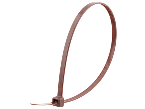 NTBR 07 7" BROWN NYLON TIE