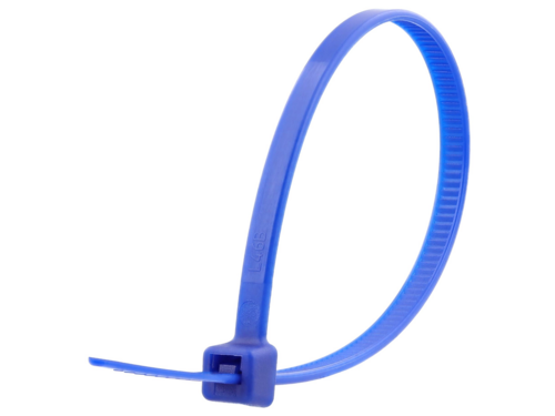 NTBU 07 7" BLUE NYLON TIE