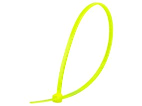 NTFY 07 7" FLUORESCENT YELLOW NYLON TIE