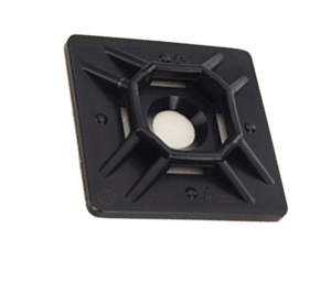 NTM A-MP-1000-0-C BLACK NYLON TIE MOUNTING PAD ADHESIVE BACK