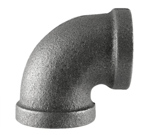 P90E .500 1/2 90 ELBOW BLK