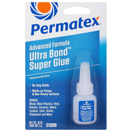 PER 21309 PERMATEX ULTRA BONDTM SUPER GLUE 5G BOTTLE