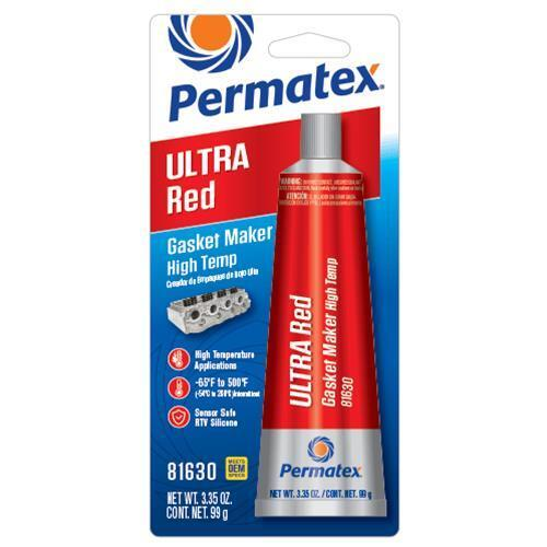 PER 81630 ULTRA RED RTV SILICONE GASKET MAKER 3.35 OZ TUBE, CARDED (12 PER CASE)
