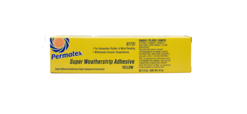 PER 81731 5oz TUBE 80 SUPER WEATHERSTRIP ADHESIVE PERMATEX