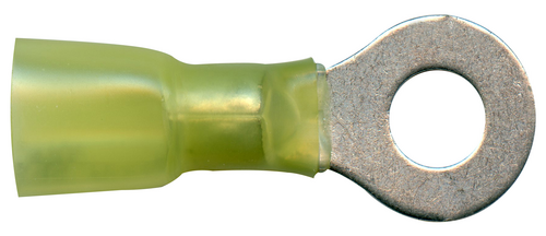 TER 1208 HS 12-10GA 1/4 RING HEAT SHRINK TERMINAL
