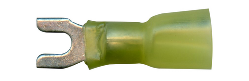 TER 1222 HS 12-10GA. #6 FORK HEAT SHRINK TERMINAL