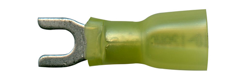 TER 1224 HS 12-10GA. #8 FORK HEAT SHRINK TERMINAL