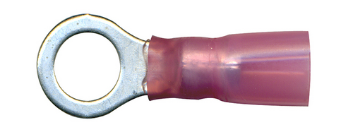 TER 2556 HS 8GA. 5/16 RING HEAT SHRINK TERMINAL