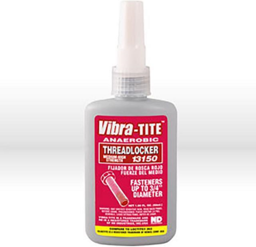 VT 13150 50 ML BOTTLE PERMANENT STRENGTH RED THREADLOCKER