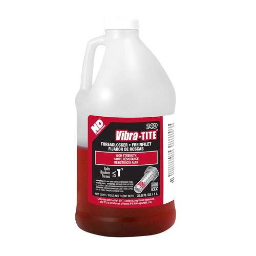 VT 14000 1 LITER JUG RED HIGH STRENGTH THREADLOCKER