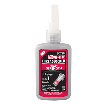 VT 14050 50ML BOTTLE RED HIGH STRENGTH THREADLOCKER