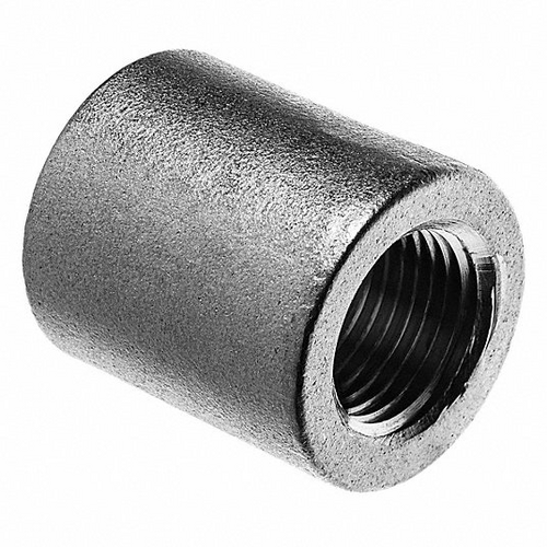 PC .375 ALUM 3/8 COUPLING ALUMINUM