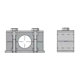 PAR#3160-HPP 5/8 CLAMP HALVES
