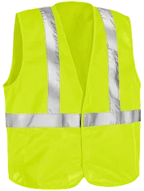 #SV4GML HI-VIS GREEN SIZE LARGE TYPE R CLASS 2 BREAKAWAY MESH SAFETY VEST