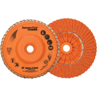 4-1/2X5/8-11, 80 GRIT ENDURO FLEX TURBO FLAP DISC