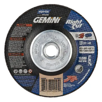 4-1/2X.045X5/8-11 T42 NORTON GEMINI CUT-OFF WHEEL A46R GEMRC