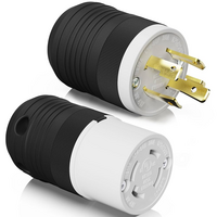 AIDA NEMA L14-30P LOCKING PLUG AND CONNECTOR