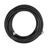 SURECALL 100' SC-400 ULTRA LOW-LOSS COAX CABLE WITH N-MALE CONN. BLK