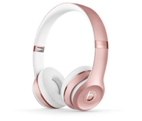 BEATS SOLO3 WIRELESS ON EAR HEADPHONE ROSE GOLD