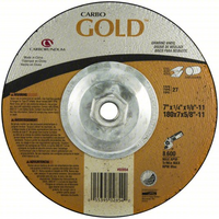 7X1/4X5/8-11 TYPE 27 CARBO GOLD GRINDING WHEEL