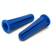 #14-16X1-3/8 BLUE (PP#CK 404B) CONICAL PLASTIC ANCHOR PLAIN