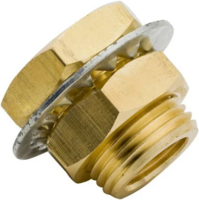 1/8-27 NPTF X 1-1/2 BULKHEAD COUPLING