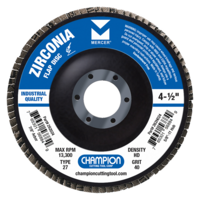 4-1/2X7/8 40 GRIT TYPE 27 FLAP DISC