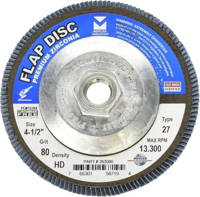 4-1/2X7/8 80 GRADE TYPE 27 FLAP DISC