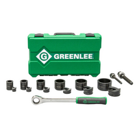 GREENLEE 7238SB SLUG-BUSTER KNOCKOUT PUNCH KIT WITH HEX RATCHET WRENCH 1/2-2