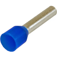 INSULATED WIRE FERRULE, BLUE 14GA .47 PIN LENGTH