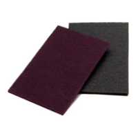 6X9 HAND PAD MAROON VERY FINE