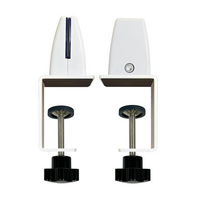 SNEEZE GUARD SUPPORT CLAMP PARTITION ALUMINUM ACRYLIC DESK DIVIDER