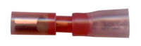 22-18GA  .180 FEMALE BULLET HEAT SHRINK RD