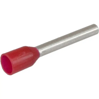 INSULATED WIRE FERRULE, RED 18GA .31 PIN LENGTH