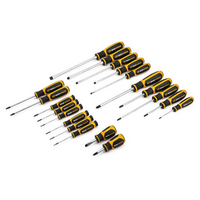 20PC. PHILLIPS/SLOTTED/TORX DUAL MATERIAL SCREWDRIVER SET
